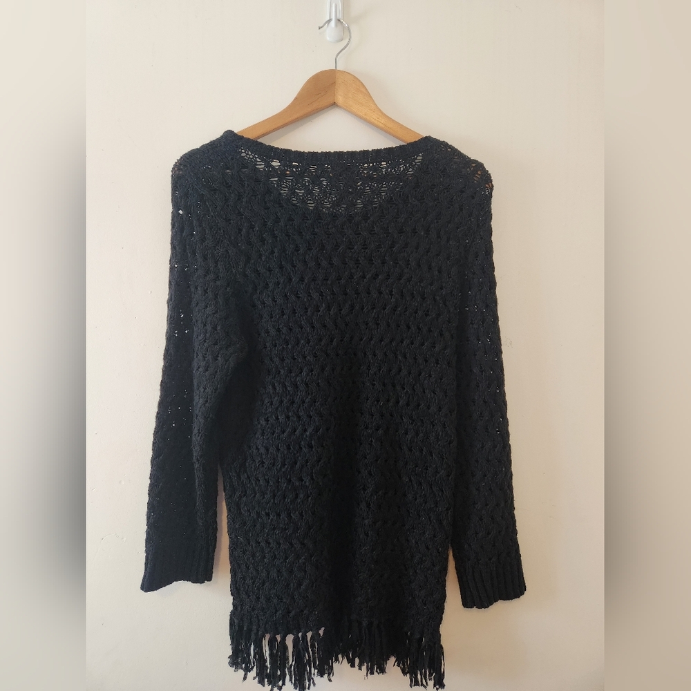 Ruby Rd. Hole-Knit Sweater - Picture 3 of 3